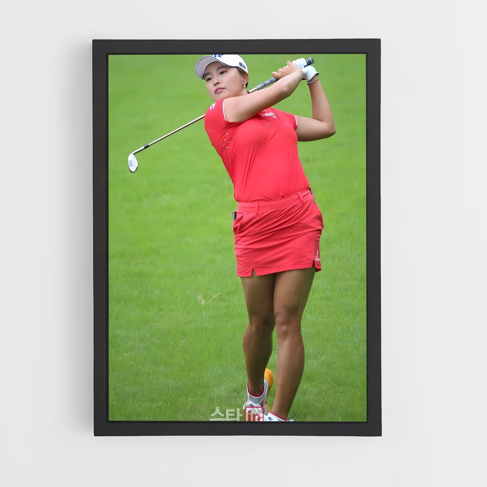 Poster Jin young casquette – affiche Golf (vue 2)